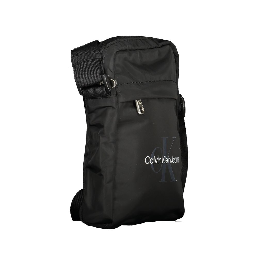 Calvin Klein Schwarze Polyester Männer Umhängetasche