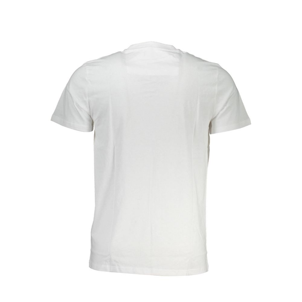 Cavalli Class Weißes Baumwolle Männer T-Shirt