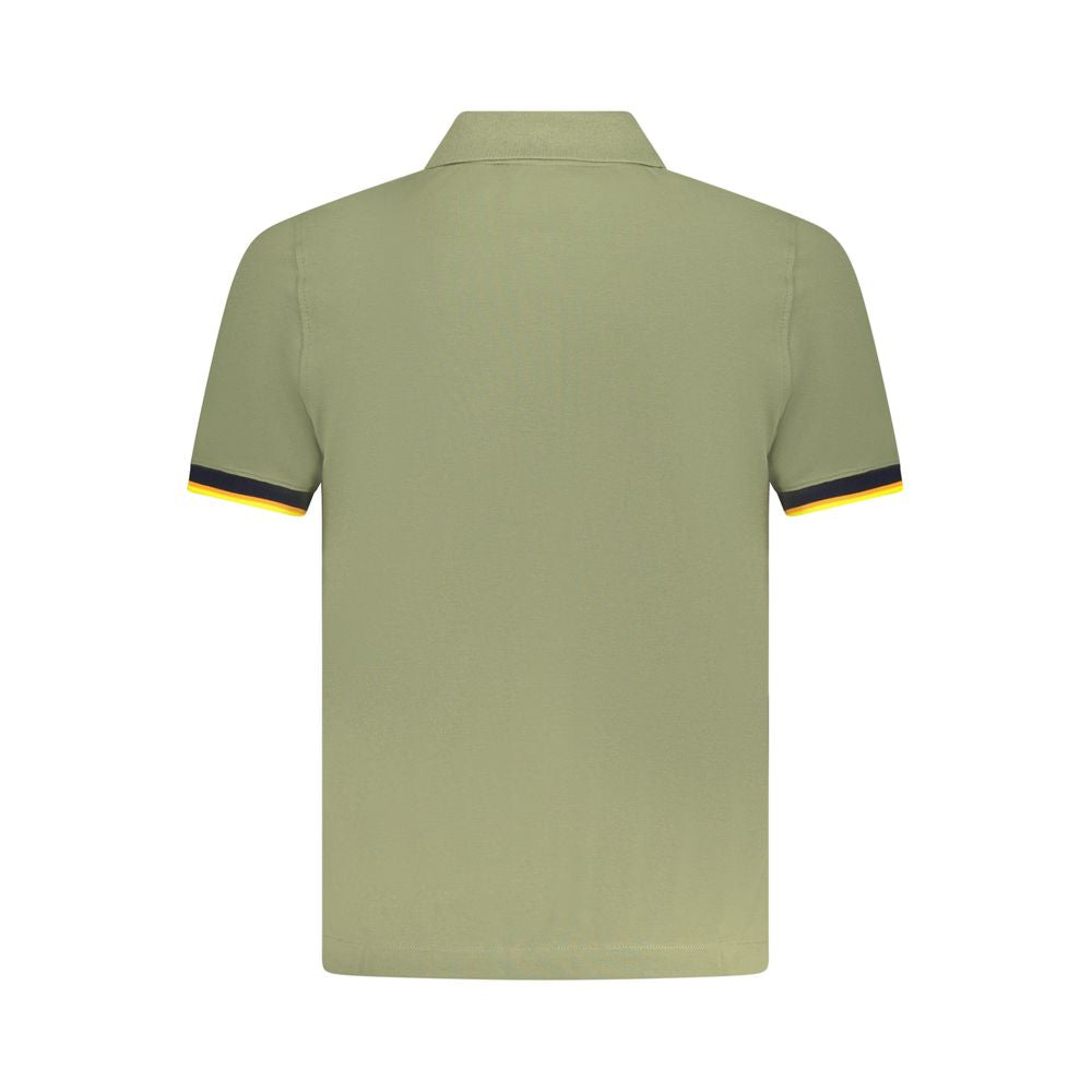 K-WAY Grünes Baumwoll-Poloshirt