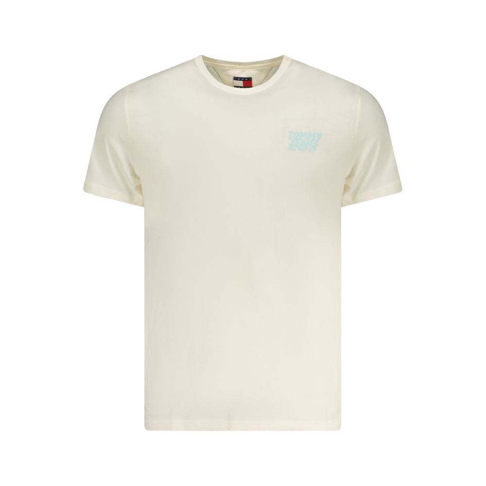 Tommy Hilfiger Beige Baumwolle Männer T-Shirt