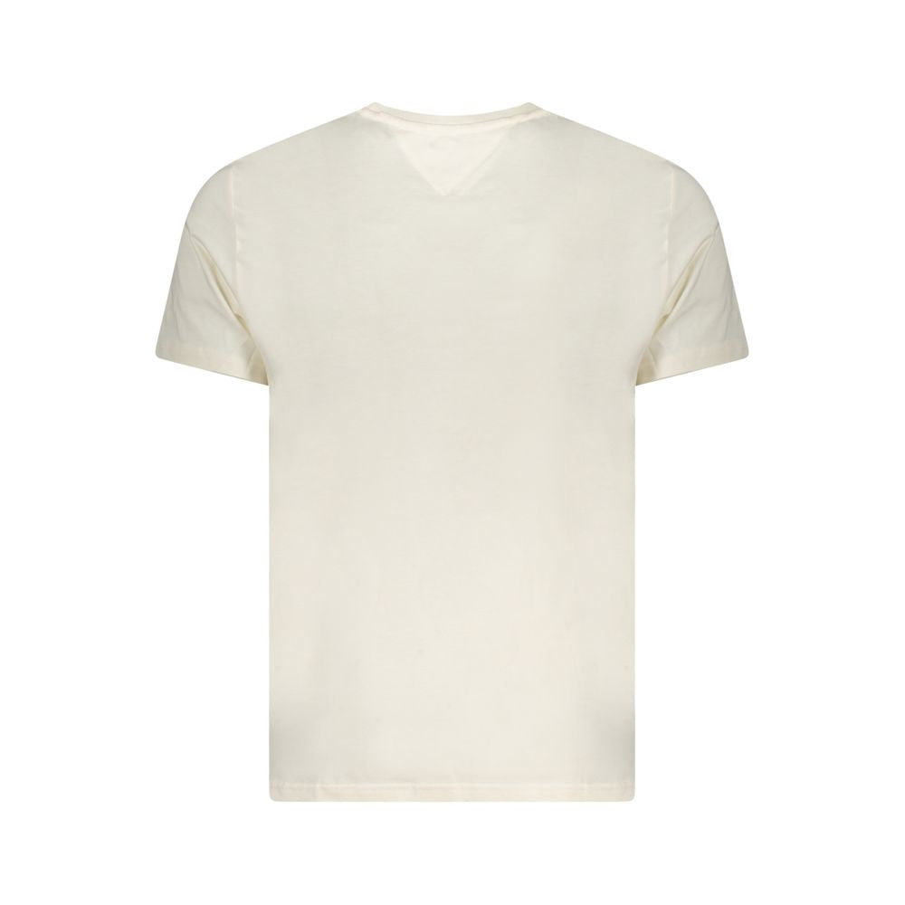Tommy Hilfiger Beige Baumwolle Männer T-Shirt