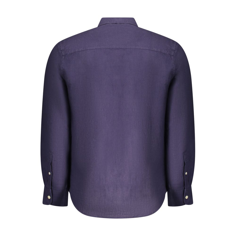 North Sails Blaues Leinenhemd für Männer