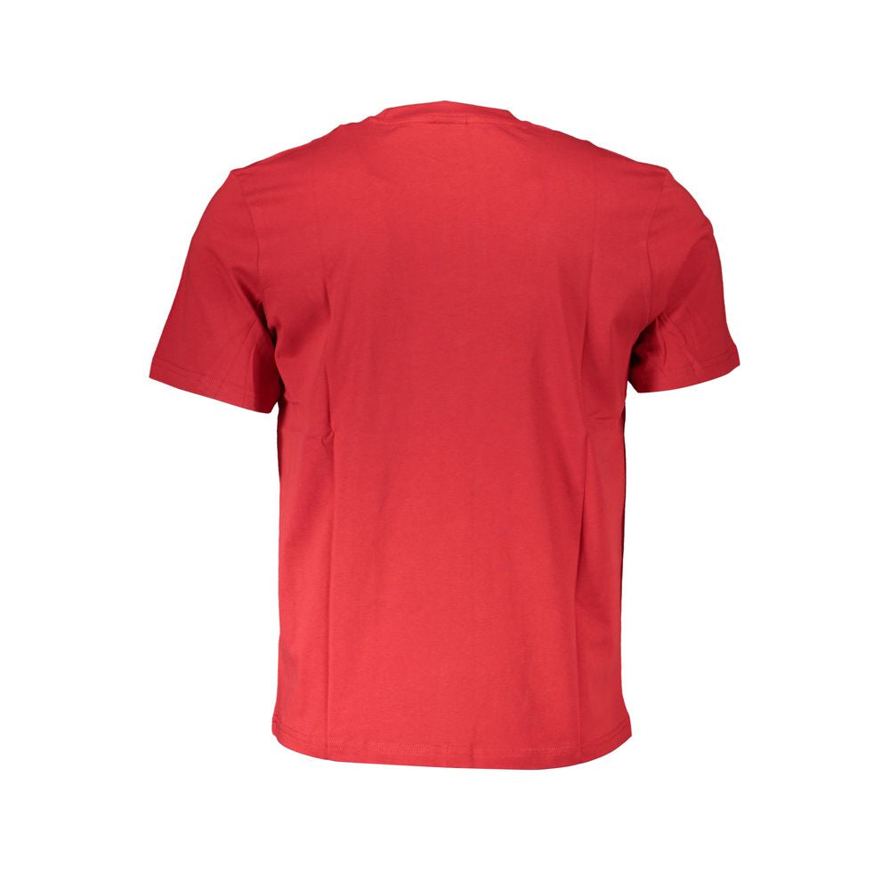North Sails T-Shirt aus roter Baumwolle