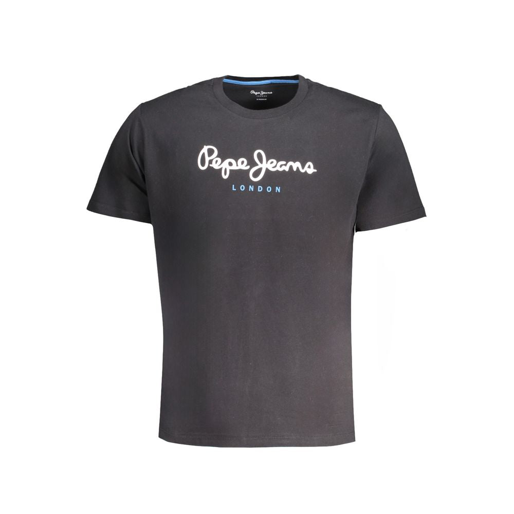 Pepe Jeans Schwarzes T-Shirt aus Baumwolle