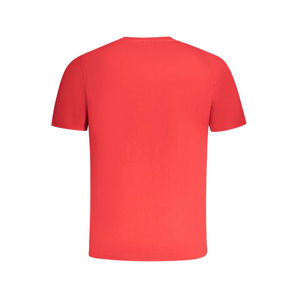 North Sails Rotes Baumwolle Männer T-Shirt