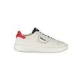 Blauer Weißes Leder Herren Sneaker