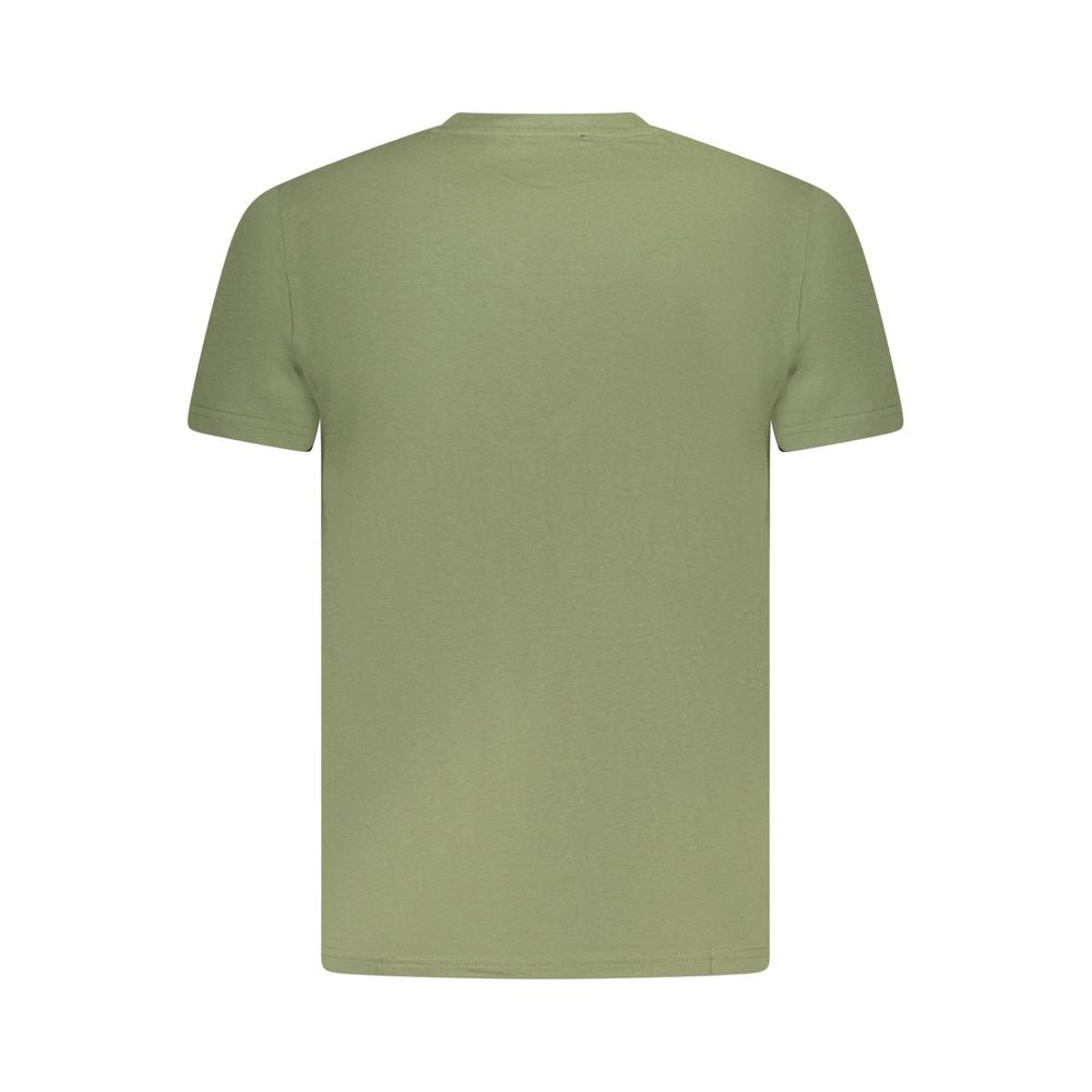 Cavalli Class Grünes Baumwolle Männer T-Shirt