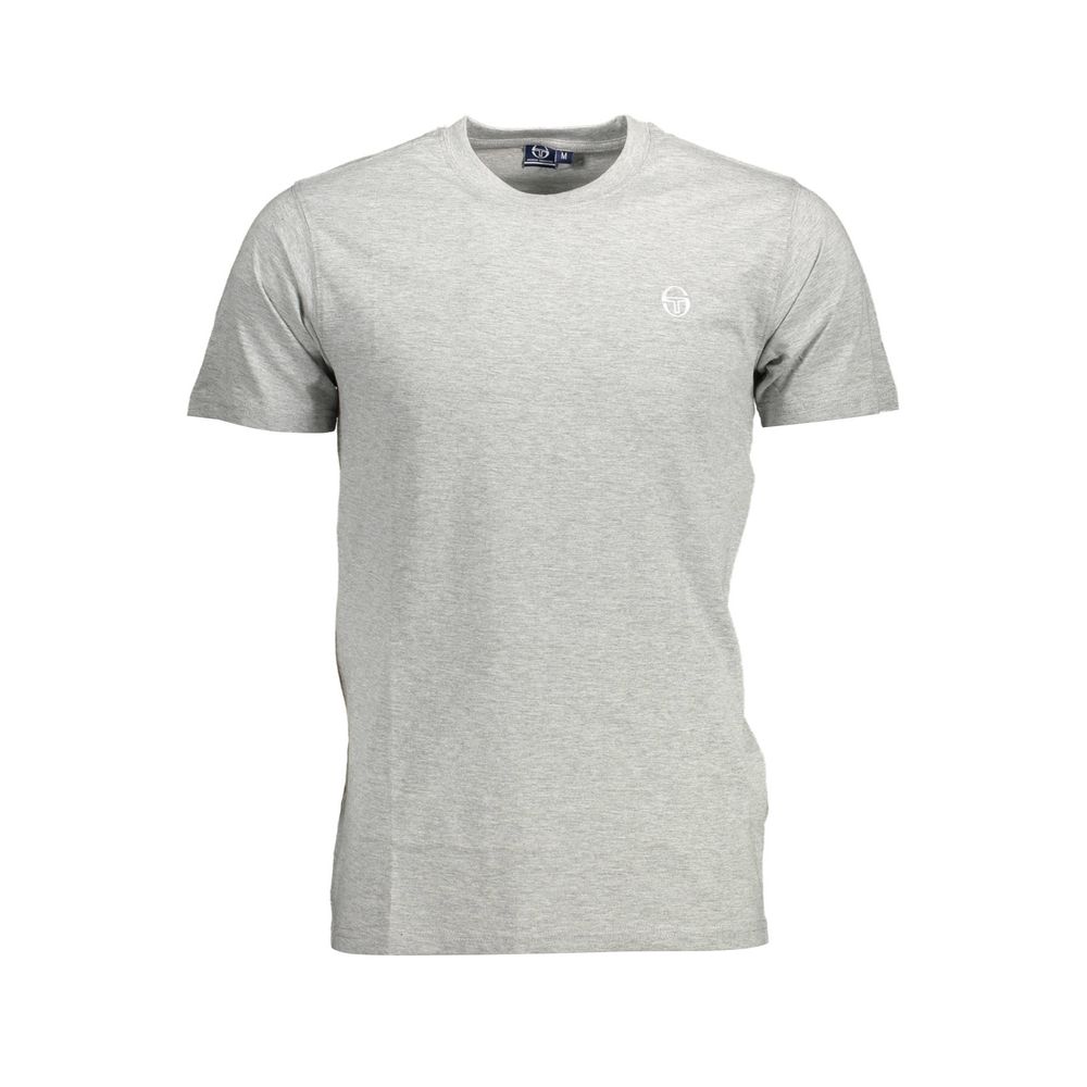 Sergio Tacchini Braunes Baumwoll-T-Shirt für Männer