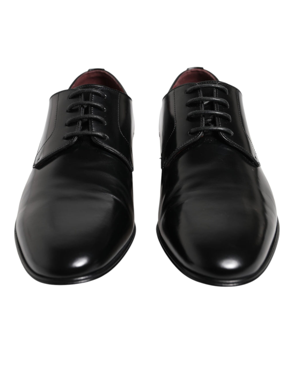 Dolce & Gabbana Schwarze Leder Schnürschuhe Derby Kleid Formelle Schuhe