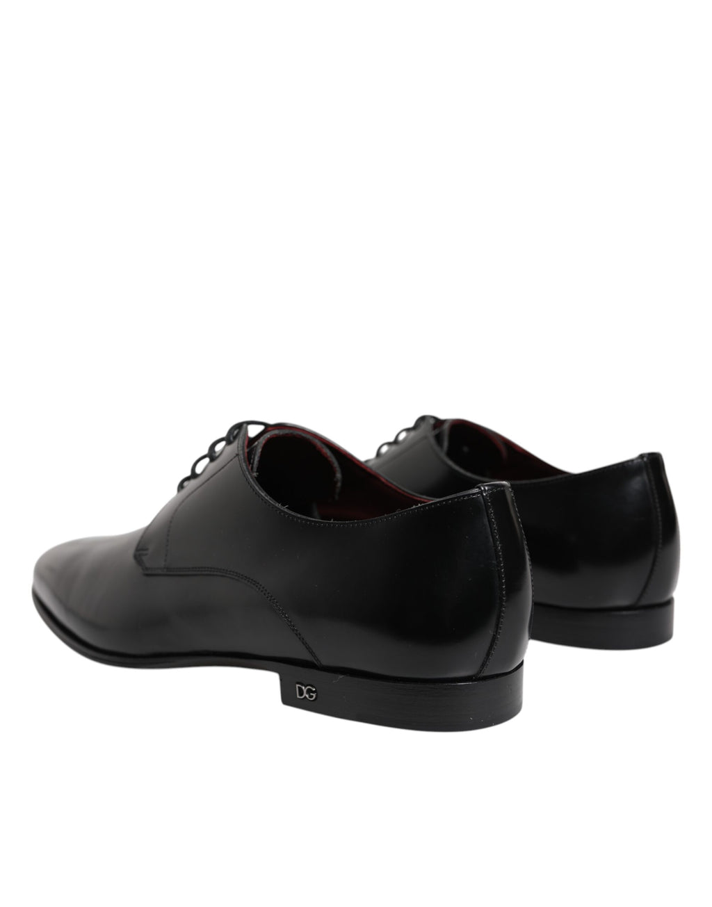Dolce & Gabbana Schwarze Leder Schnürschuhe Derby Kleid Formelle Schuhe