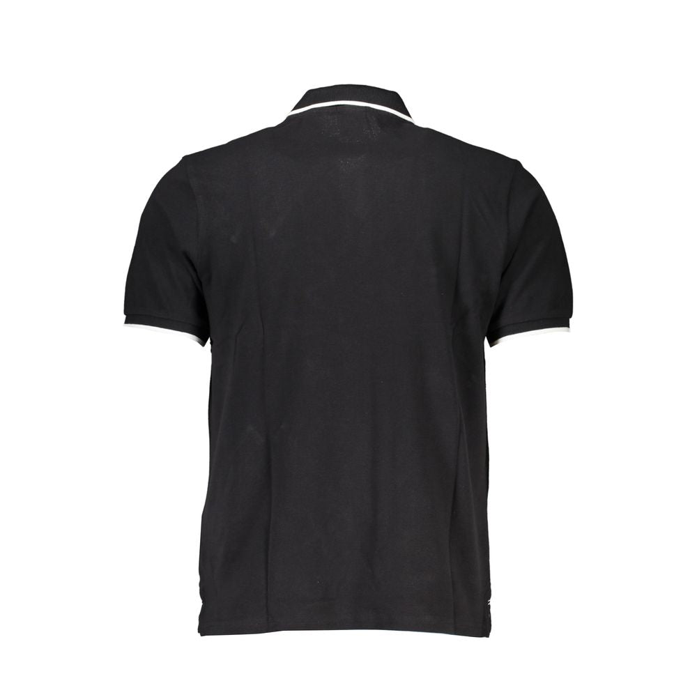 North Sails Schwarzes Baumwoll-Poloshirt