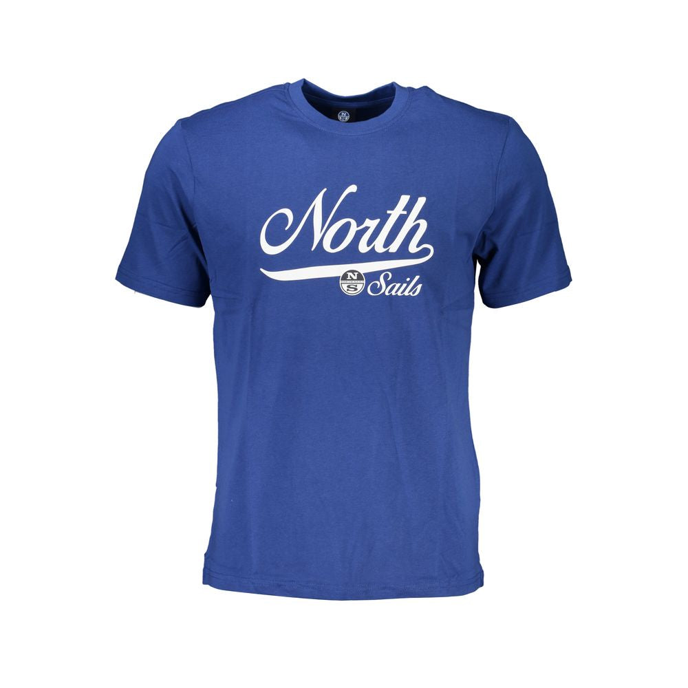 North Sails T-Shirt aus blauer Baumwolle