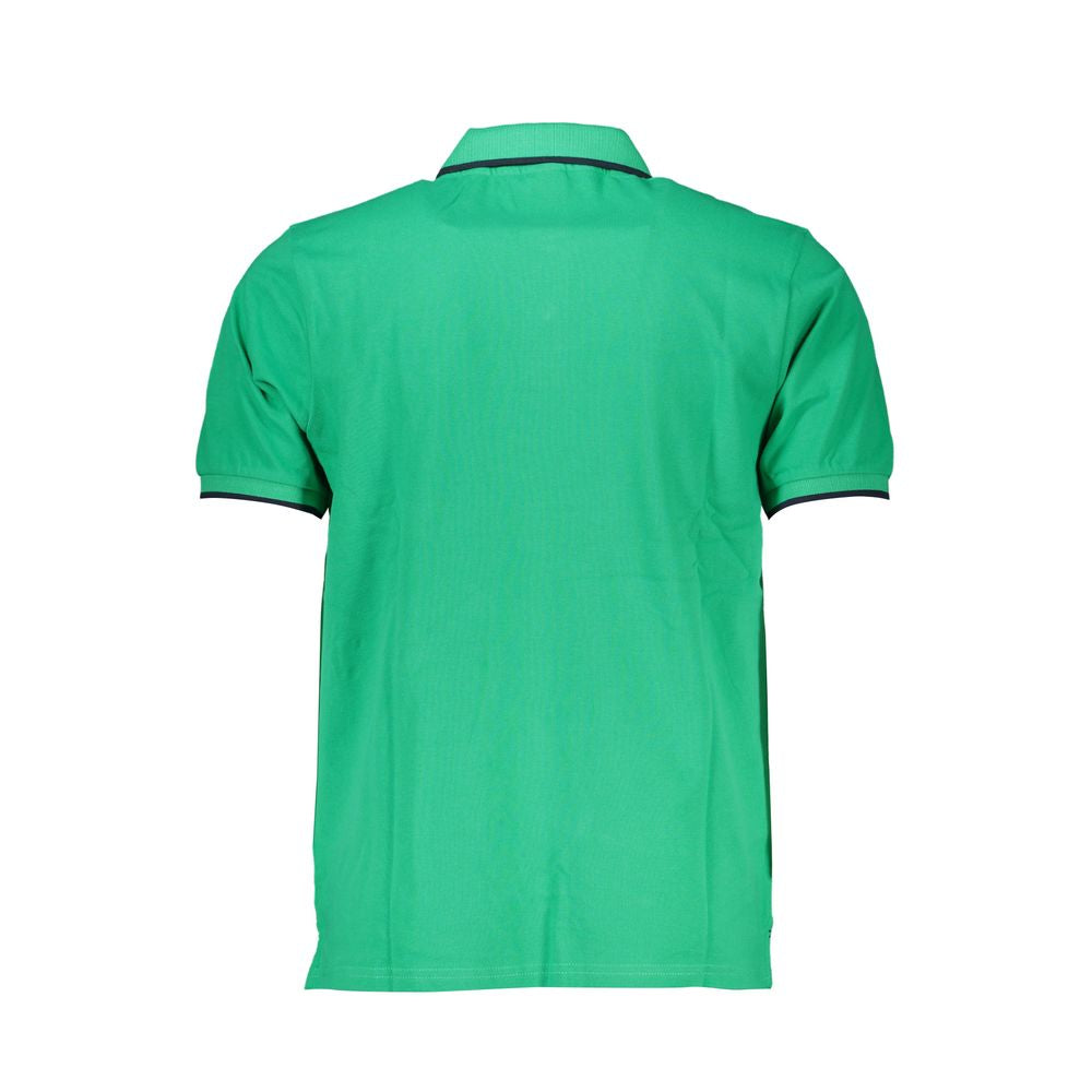 North Sails Grünes Baumwoll-Poloshirt