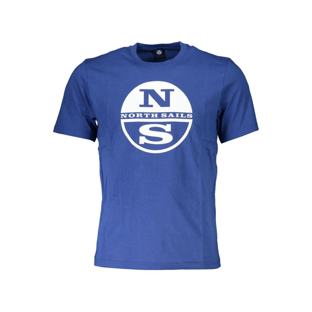 North Sails T-Shirt aus blauer Baumwolle
