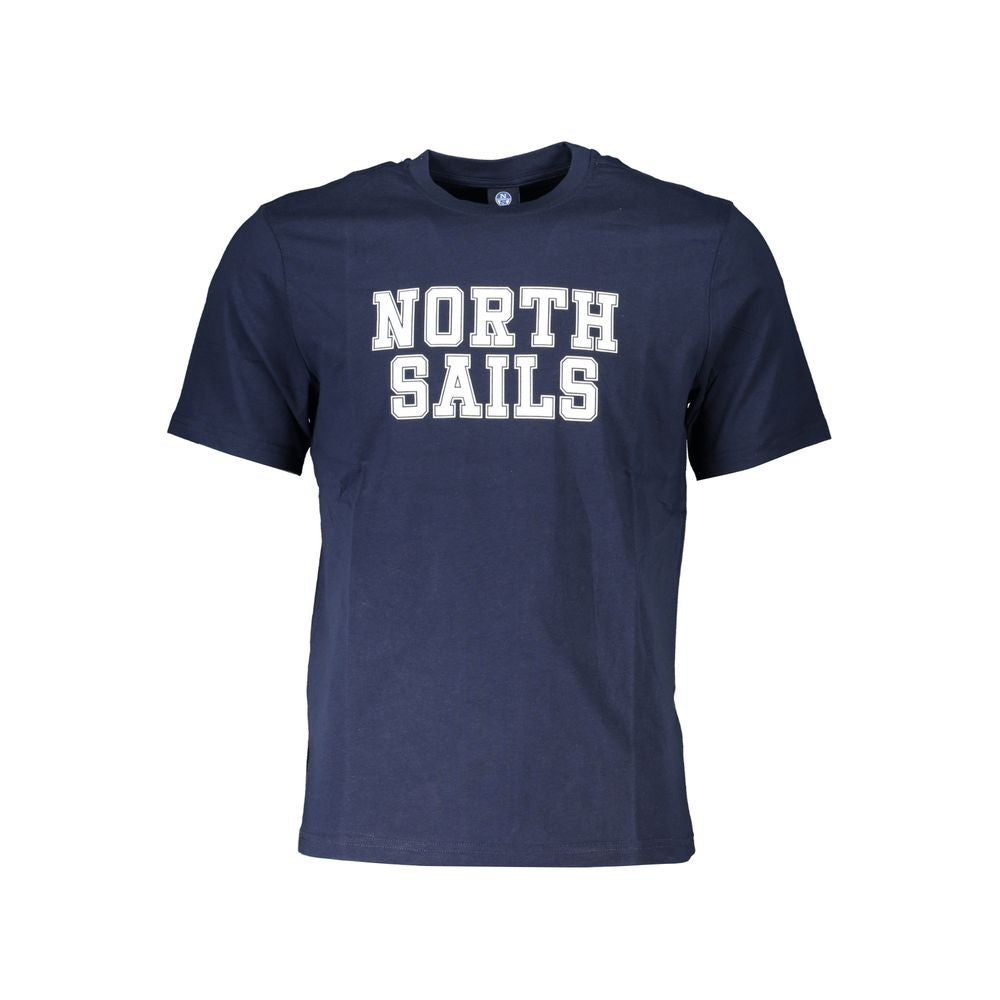 North Sails T-Shirt aus blauer Baumwolle