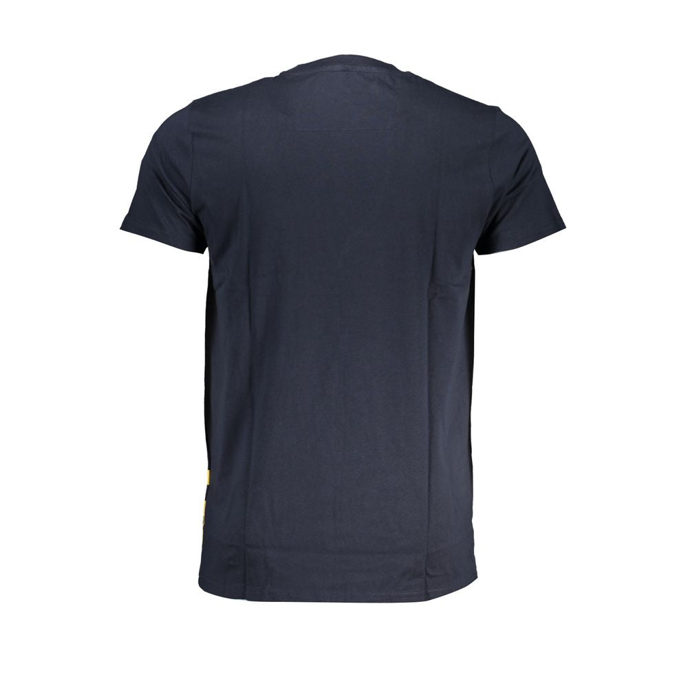 Cavalli Class T-Shirt aus blauer Baumwolle