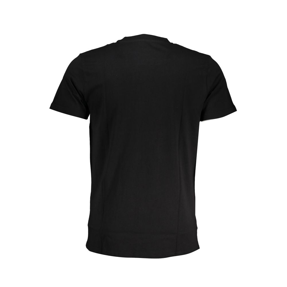 Cavalli Class Schwarzes T-Shirt aus Baumwolle