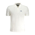 La Martina Weißes Baumwoll-Poloshirt