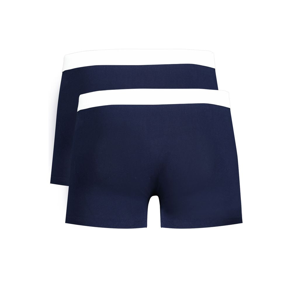 Trussardi Blaue Baumwollunterwäsche