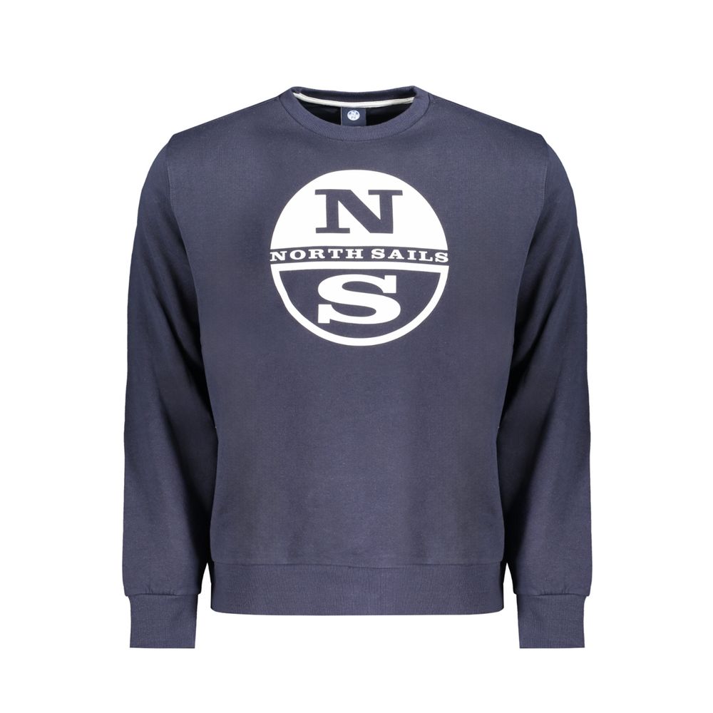 North Sails Blauer Baumwollpullover für Männer