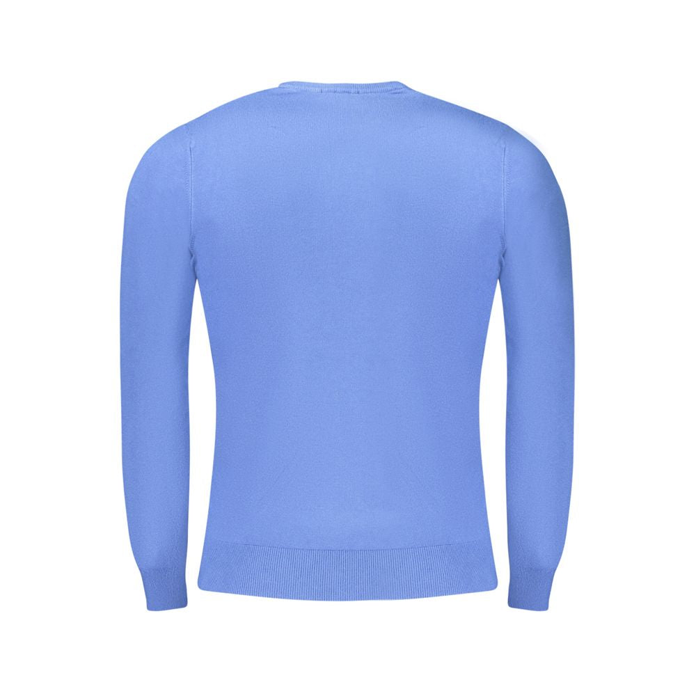 Cavalli Class Blauer Viskose Pullover für Männer