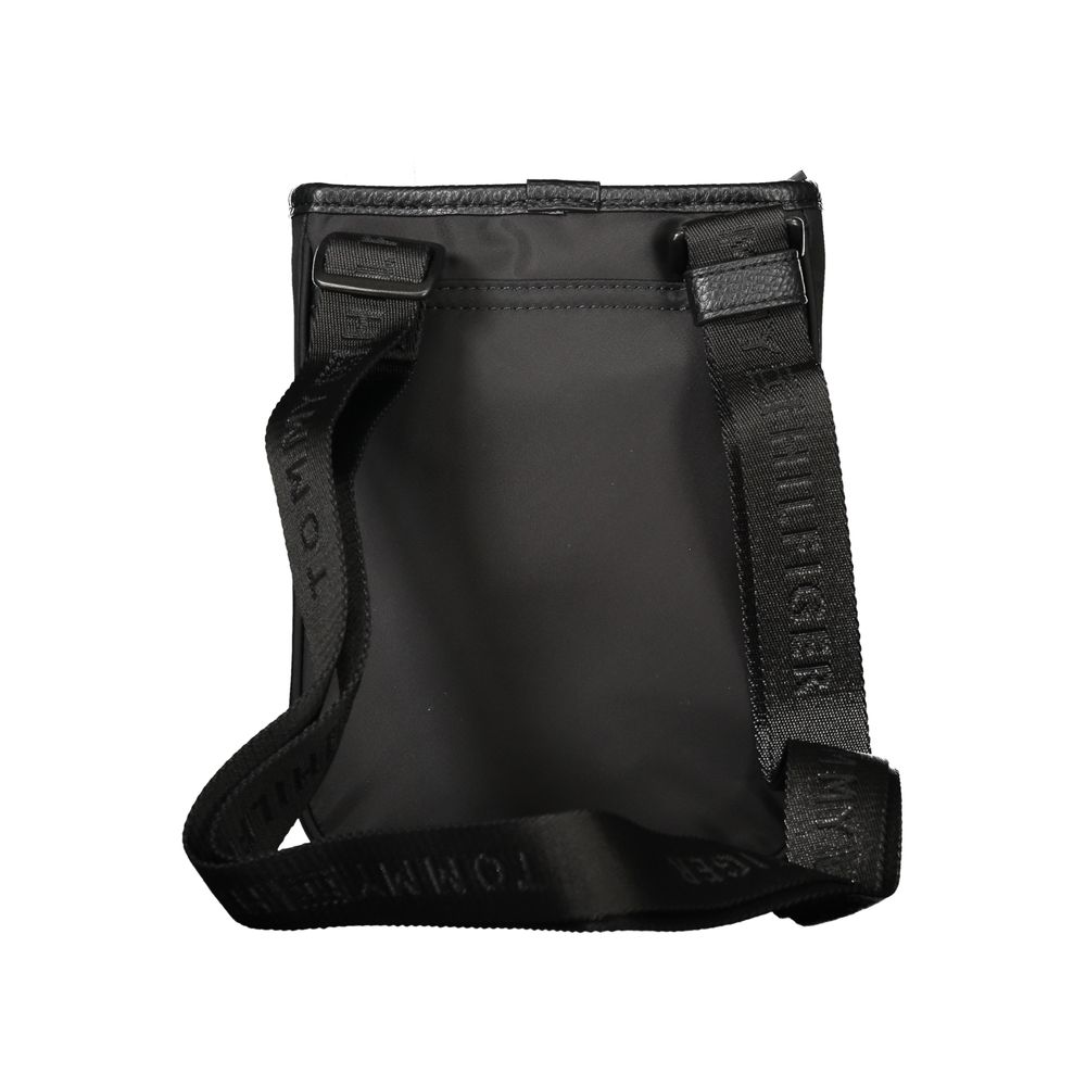Tommy Hilfiger Schwarze Polyester Männer Umhängetasche