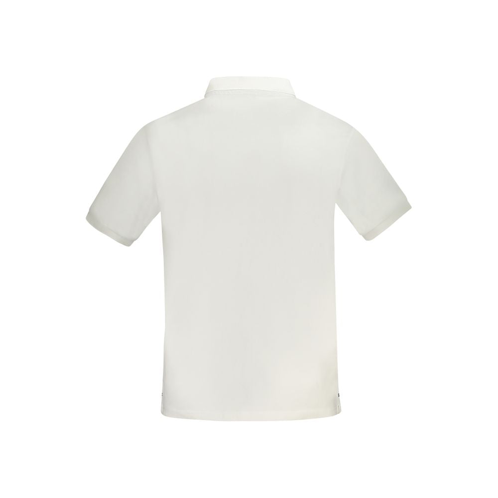 North Sails Weißes Baumwoll-Poloshirt für Männer