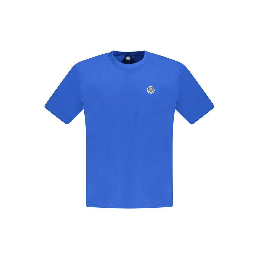 North Sails Blau Baumwolle Männer T-Shirt