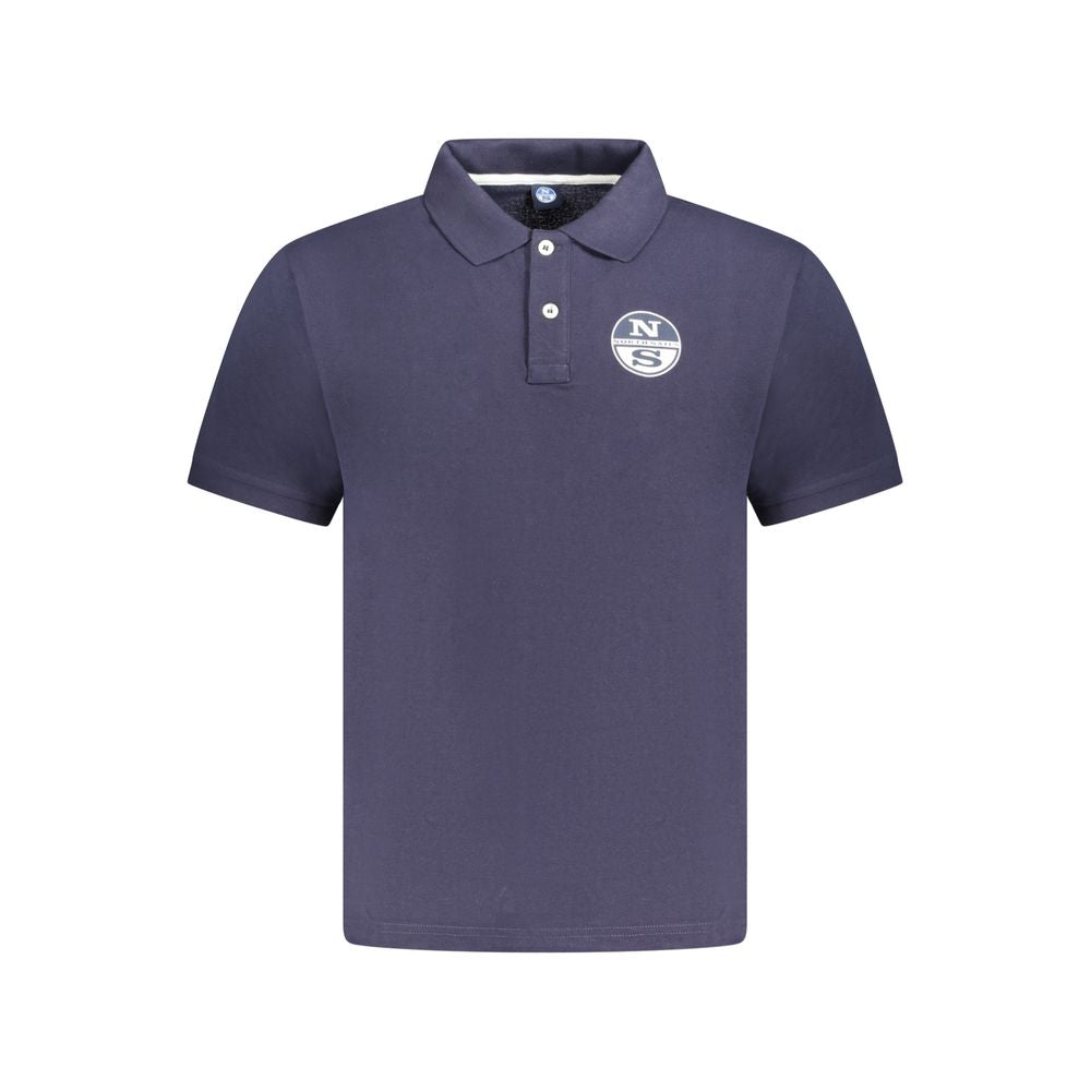 North Sails Blaues Baumwoll-Poloshirt für Männer