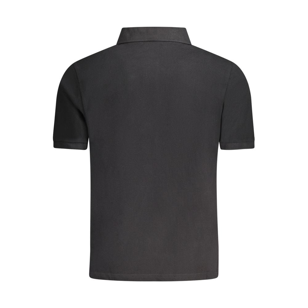 North Sails Schwarzes Herren-Poloshirt aus Baumwolle