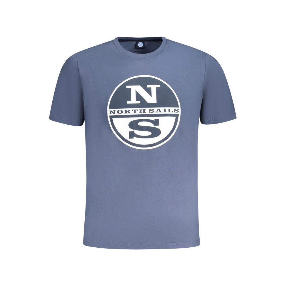 North Sails Blau Baumwolle Männer T-Shirt