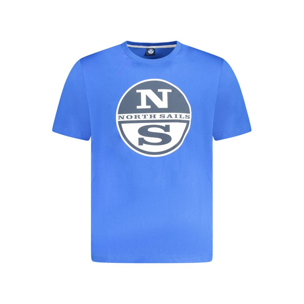 North Sails Blau Baumwolle Männer T-Shirt