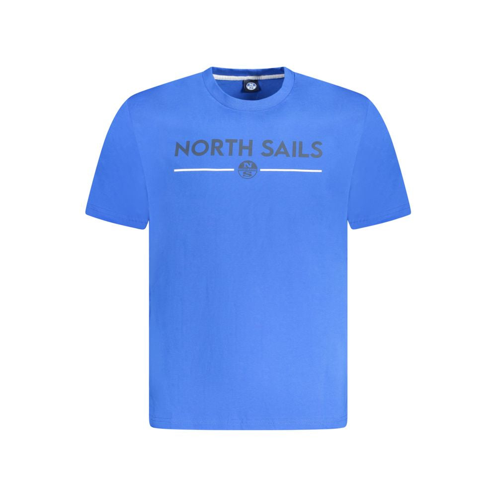North Sails Blau Baumwolle Männer T-Shirt