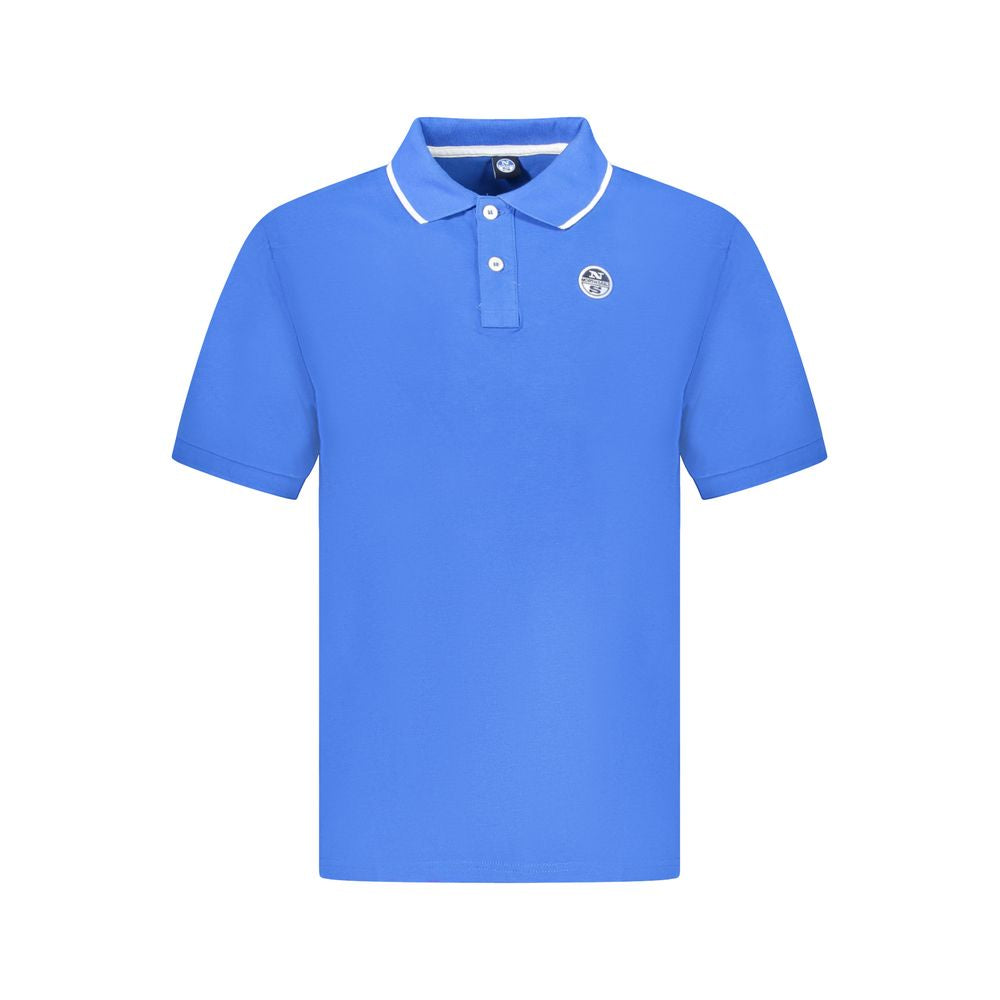 North Sails Blaues Baumwoll-Poloshirt für Männer