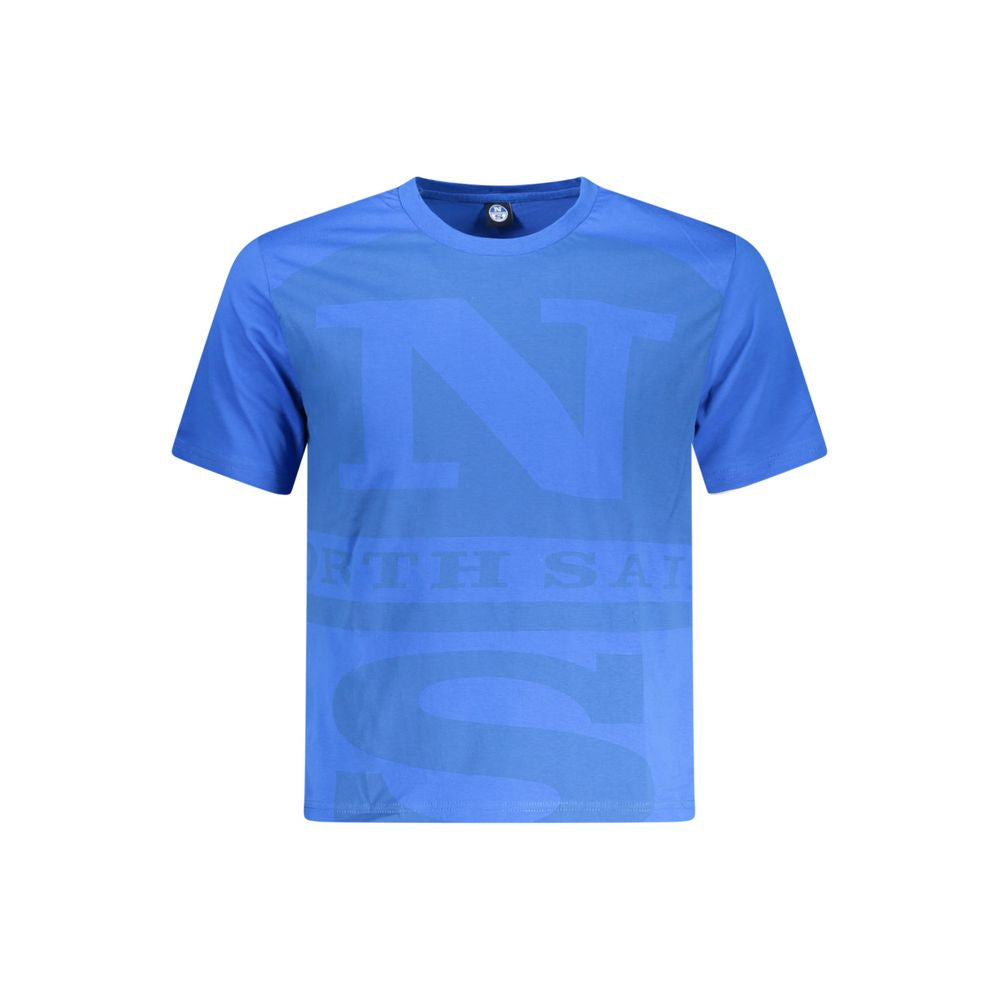 North Sails Blau Baumwolle Männer T-Shirt