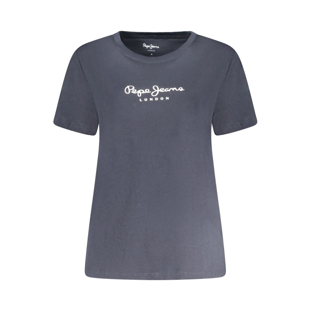 Pepe Jeans T-Shirt aus blauer Baumwolle für Frauen