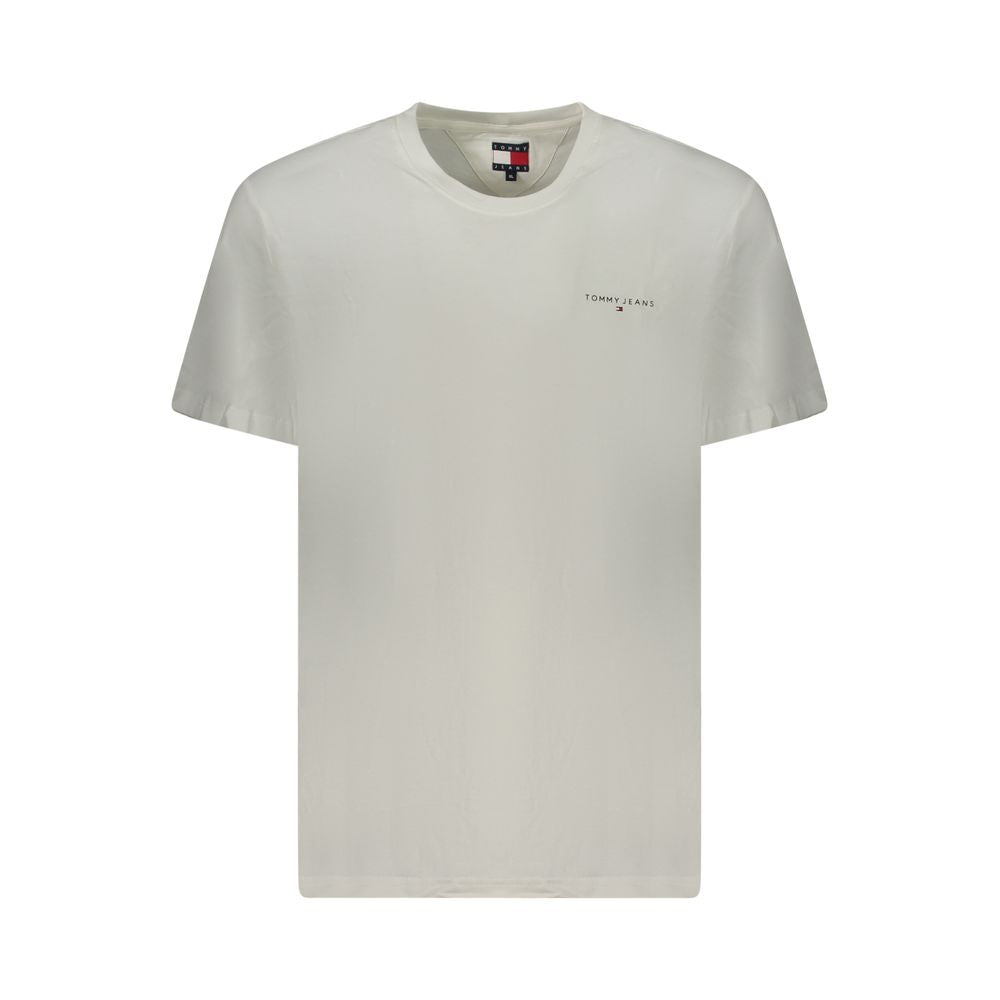 Tommy Hilfiger Weißes Baumwolle Männer T-Shirt