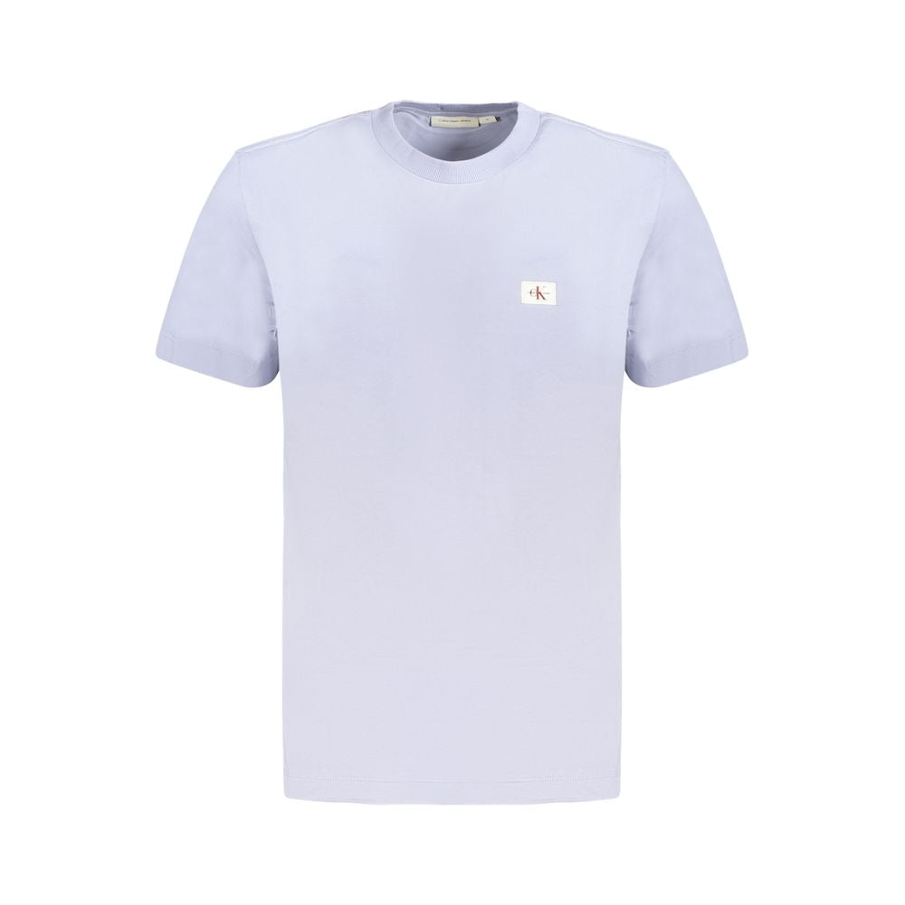 Calvin Klein Hellblaues Baumwolle Herren T-Shirt