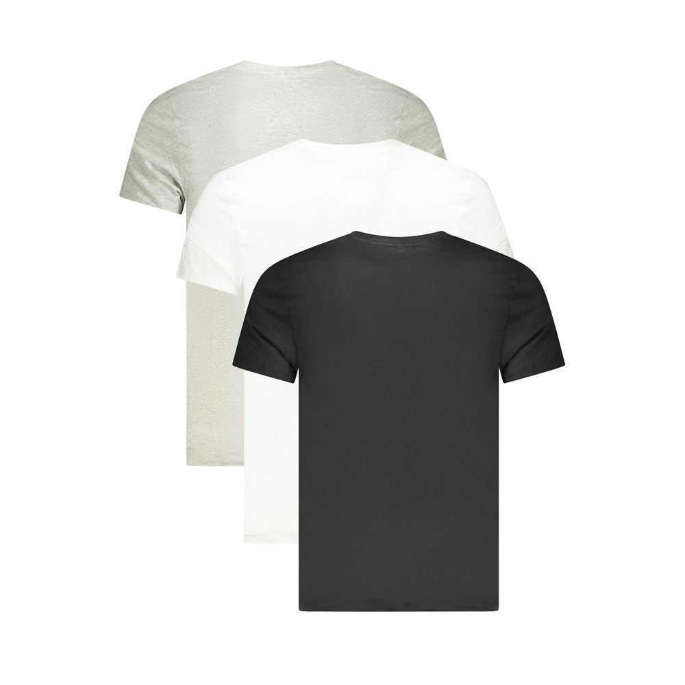 Calvin Klein Graues Baumwolle Männer T-Shirt