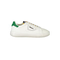Blauer Weißes Leder Herren Sneaker
