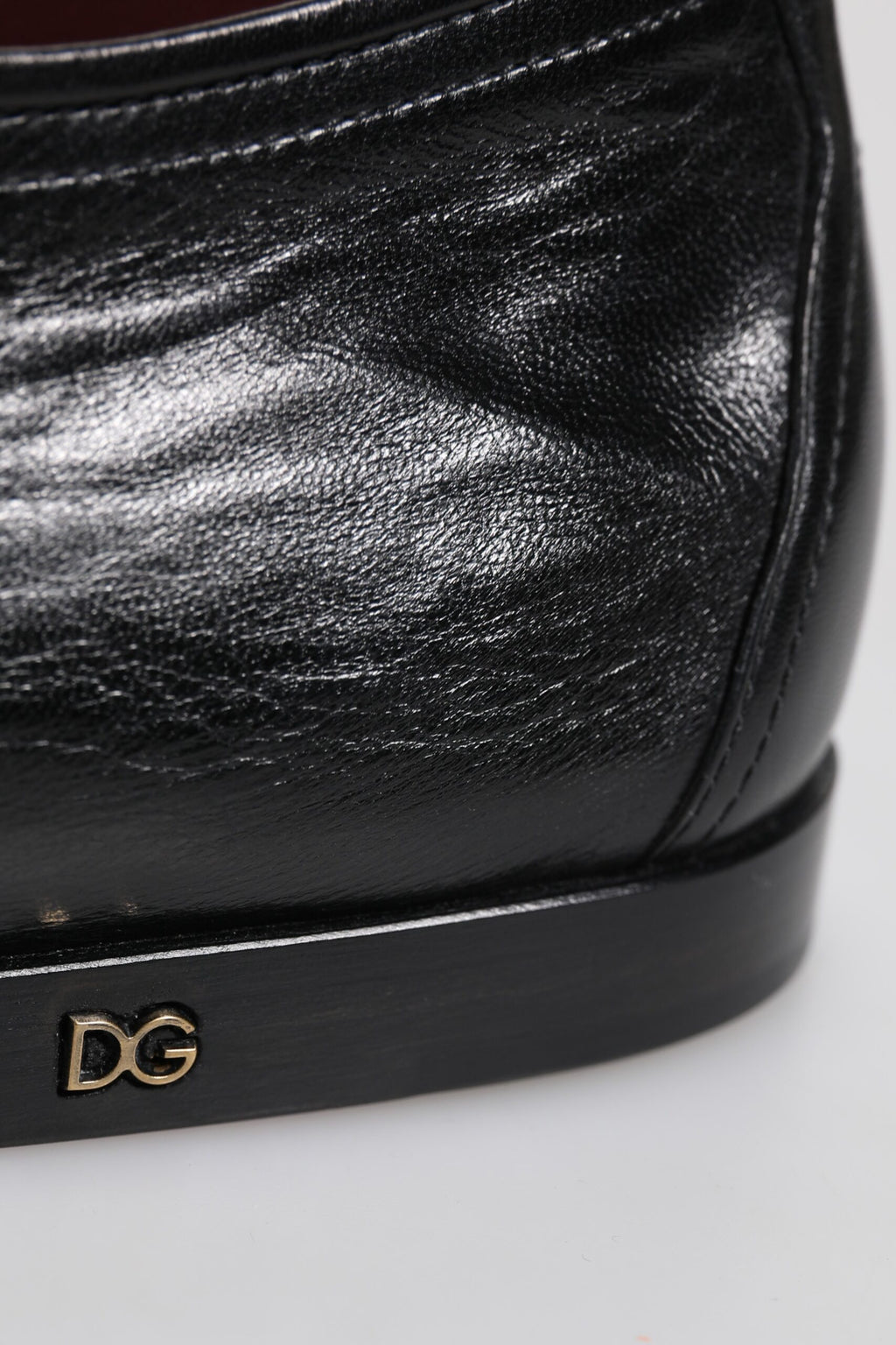 Dolce & Gabbana Schwarze Leder Schnürschuhe Derby Kleid Formelle Schuhe