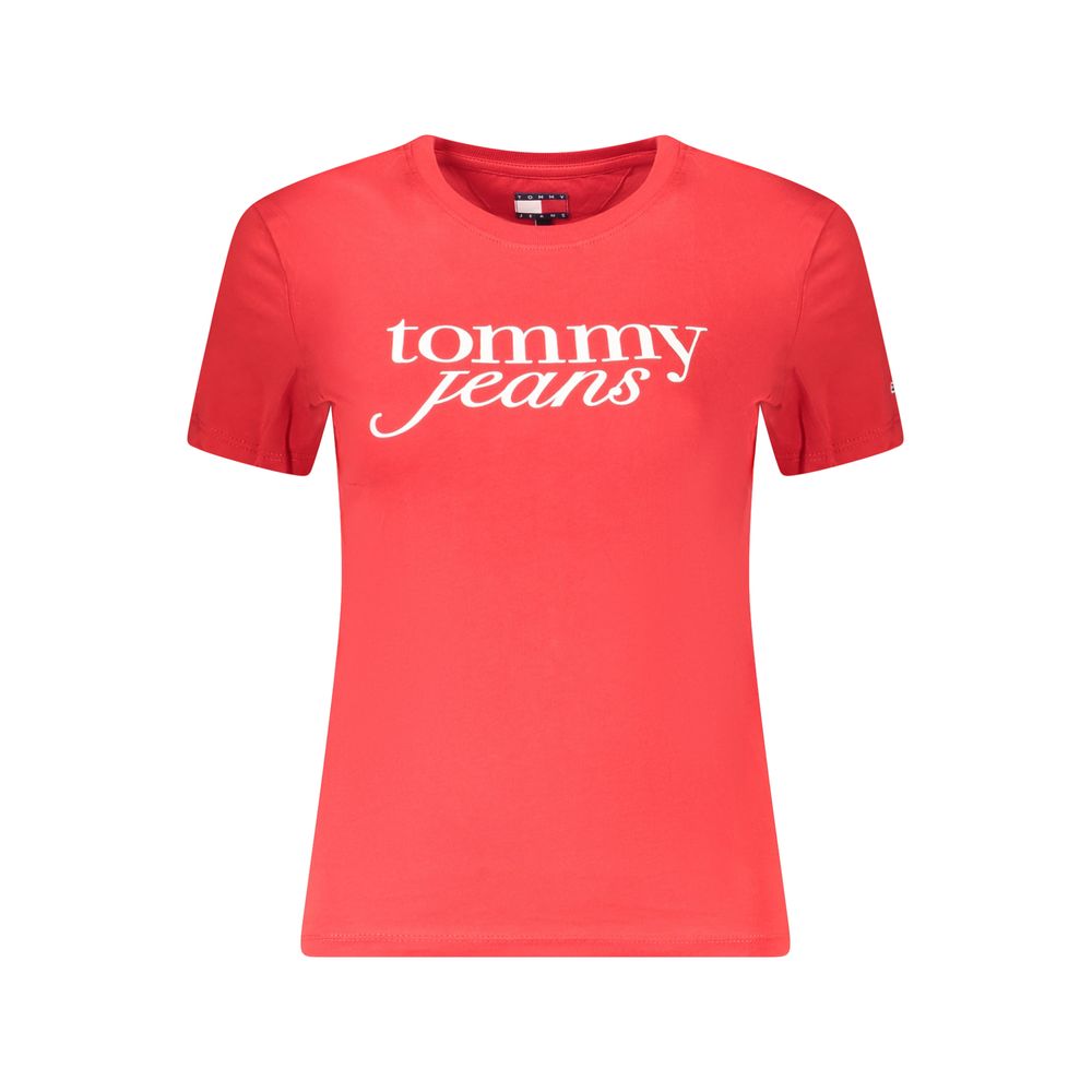 Tommy Hilfiger Rote Baumwoll-Oberteile &amp