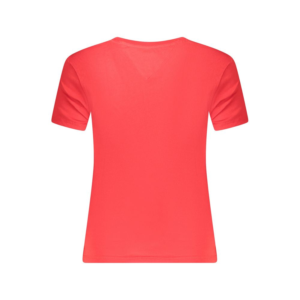 Tommy Hilfiger Rote Baumwoll-Oberteile &amp