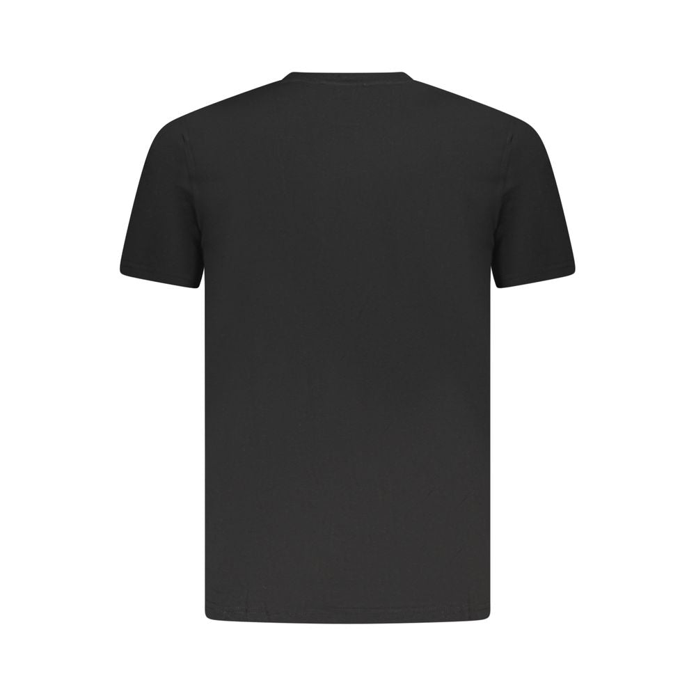 Cavalli Class Schwarzes Baumwolle Männer T-Shirt