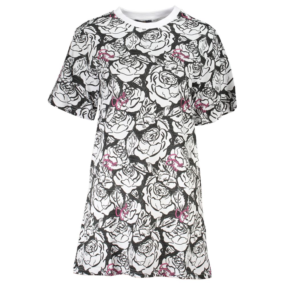 Cavalli Class Weißes Baumwollkleid für Frauen