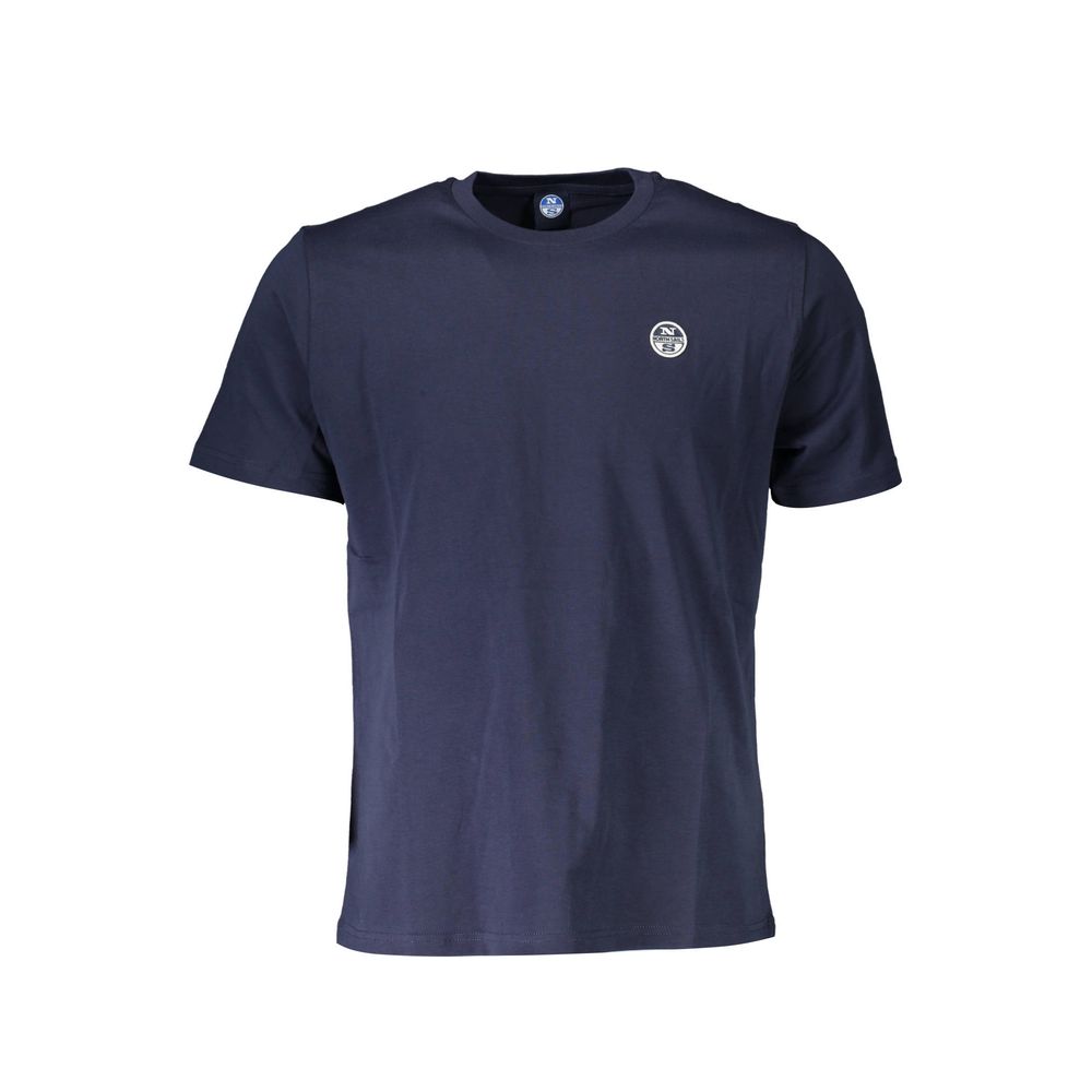 North Sails Blau Baumwolle Männer T-Shirt