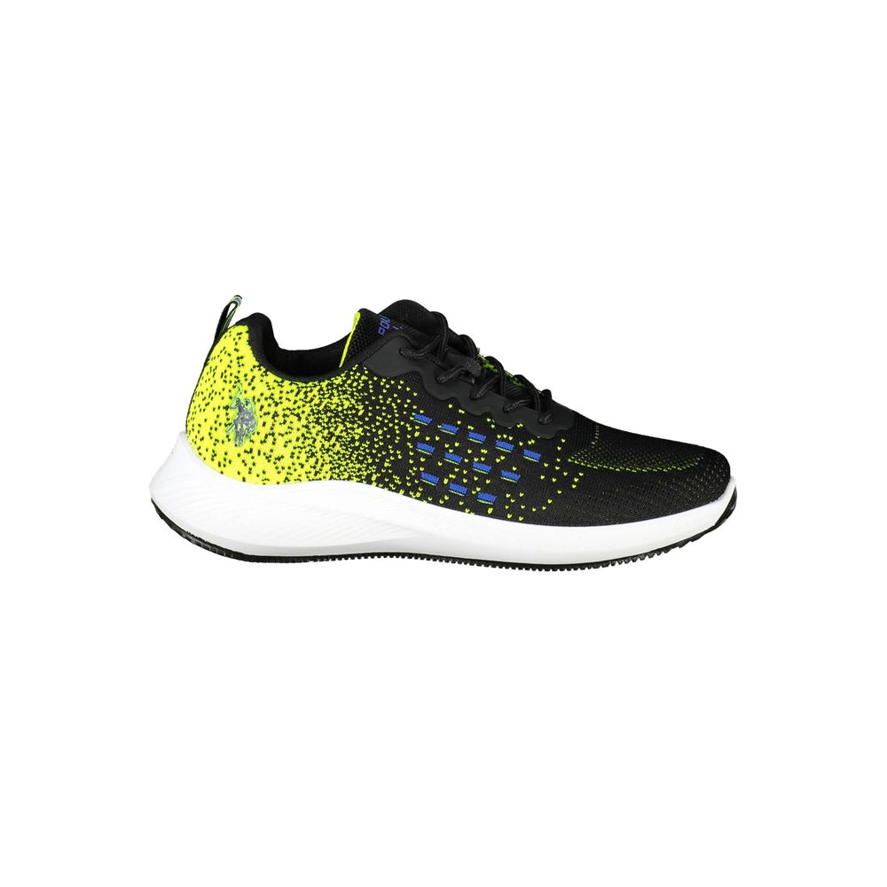 U.S. POLO ASSN. Schwarzer Polyester Herren Sneaker