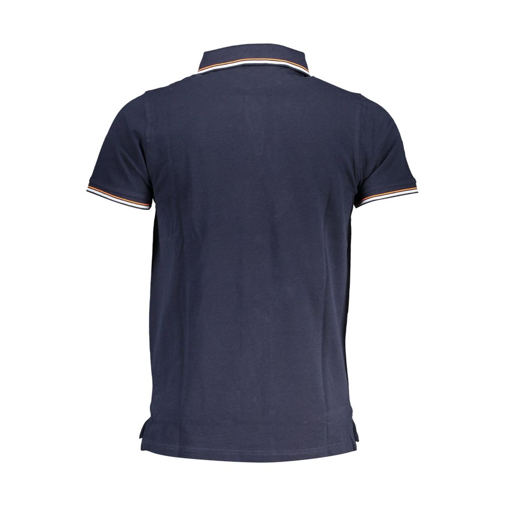 Norway 1963 Blaues Baumwoll-Poloshirt für Männer