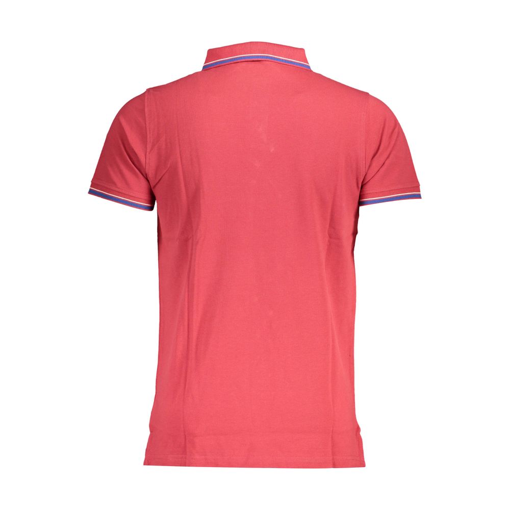 Norway 1963 Rotes Baumwoll-Poloshirt für Männer