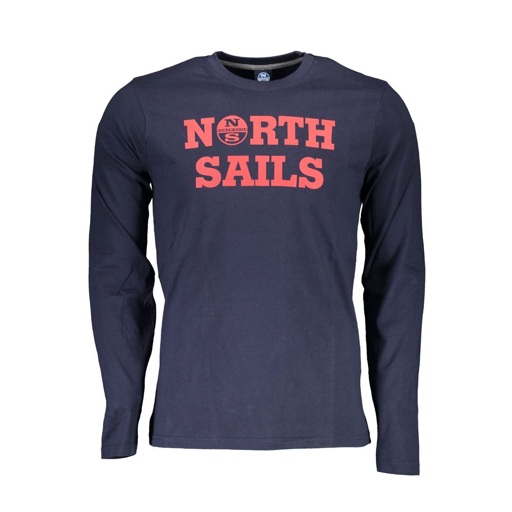 North Sails Blau Baumwolle Männer T-Shirt